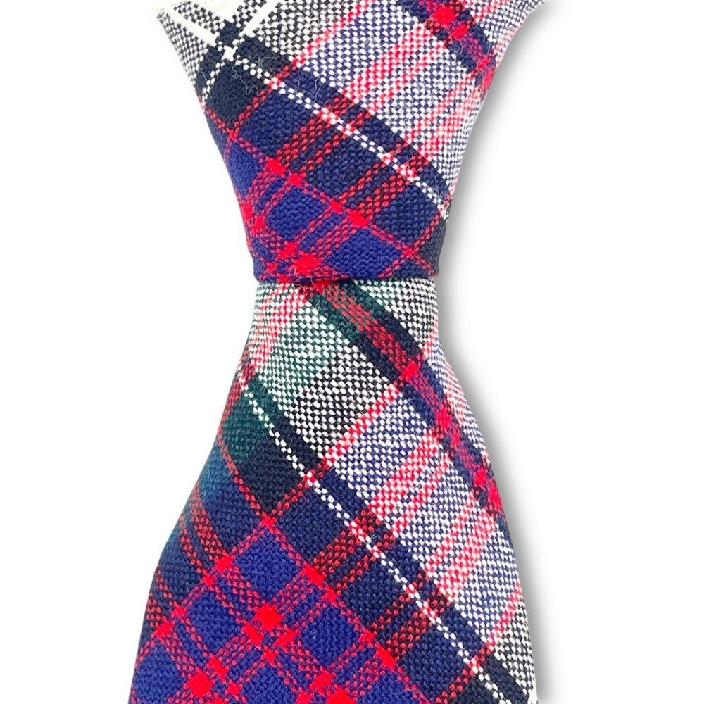 MacDonald Tartan Neck Tie 100% Wool Scottish Family Clan Men’s Plaid Necktie